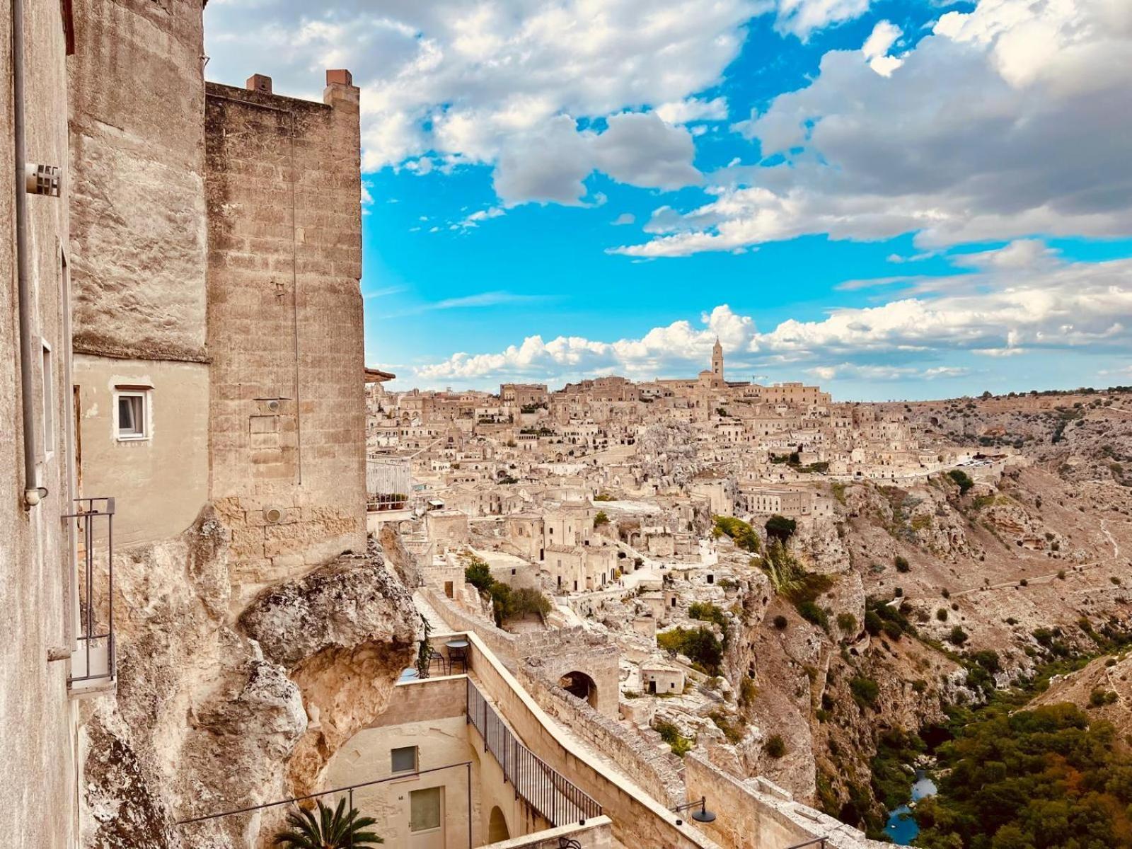 Luce Nei Sassi Eleganza E Belvedere Villa Matera Buitenkant foto